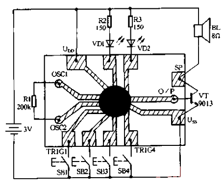 Ever-changing sound and light<strong><strong><strong>Analog</strong></strong></strong><strong><strong><strong>Controller circuit</strong></strong></strong >04.gif