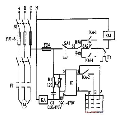 Automatic water filling of water tank<strong><strong><strong>Circuit diagram</strong></strong></strong>.jpg