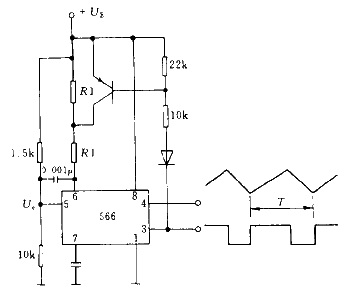 Using 566 composed of<strong><strong>Pulse</strong></strong>,<strong><strong>Triangular Wave</strong></strong> and<strong><strong>Sawtooth Wave</strong></strong> strong>Signal<strong>Generator Circuit</strong>01.gif
