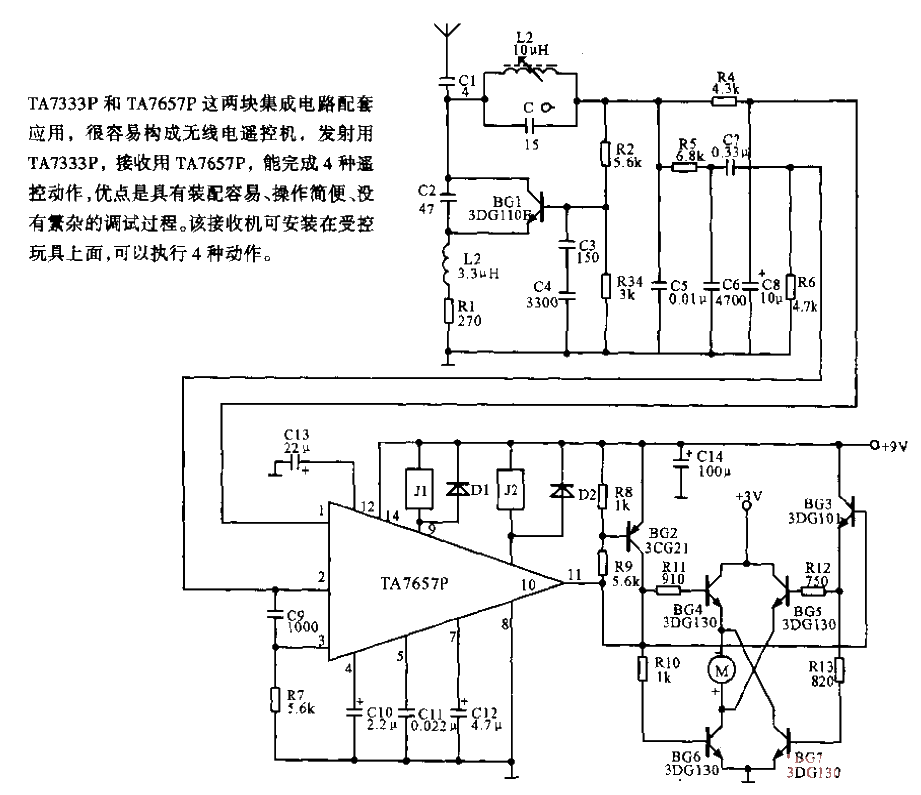 TA7x x xP remote control receiver