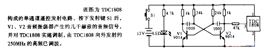 Single channel<strong>remote control</strong><strong>transmitting circuit</strong>.gif