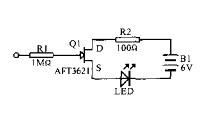 <strong>FET</strong>Logic probe<strong>Circuit</strong>.gif