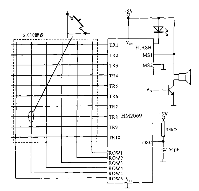 AD<strong>PCM</strong><strong>Speech Synthesis</strong><strong>Integrated Circuit</strong><strong>Keyboard</strong> Operation Mode Circuit of HM2069.gif