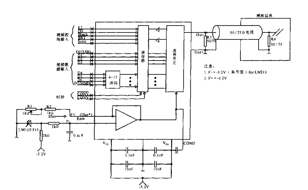 8-bit high-speed DA<strong>conversion circuit</strong>MAX5018 typical<strong>interface circuit</strong>.gif