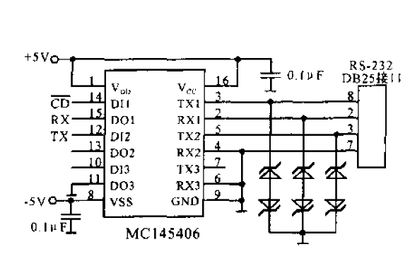 <strong>RS232</strong><strong>Interface circuit</strong>.gif