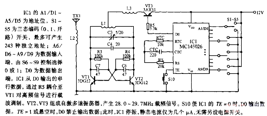 29MHz<strong>Encoding</strong><strong>Transmitter Circuit</strong>.gif