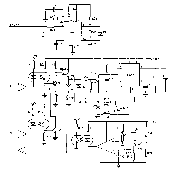 Half-duplex circuit current loop<strong>Multi-machine communication</strong><strong>Interface circuit</strong>.gif