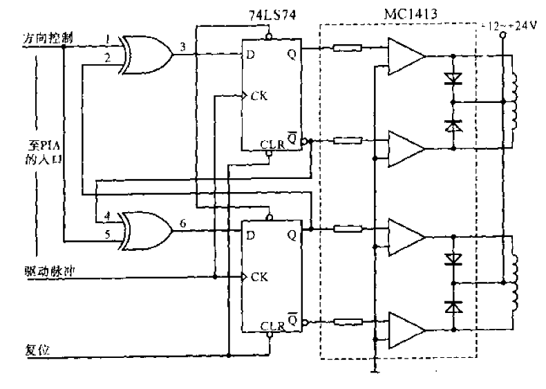 <strong>Pulse</strong><strong>Motor</strong>Bidirectional rotation<strong>Interface circuit</strong>.gif