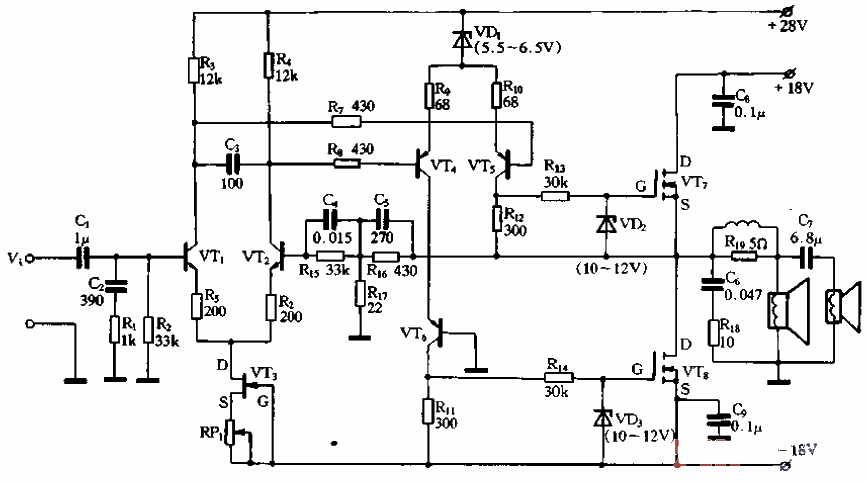 24.V<strong>MOS tube</strong>High-quality<strong>Amplifier<strong>Circuit</strong></strong>.gif