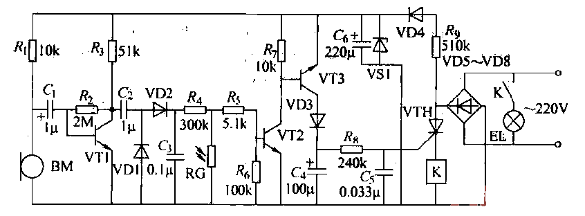 26.Voice remote control<strong>switch circuit</strong>.gif