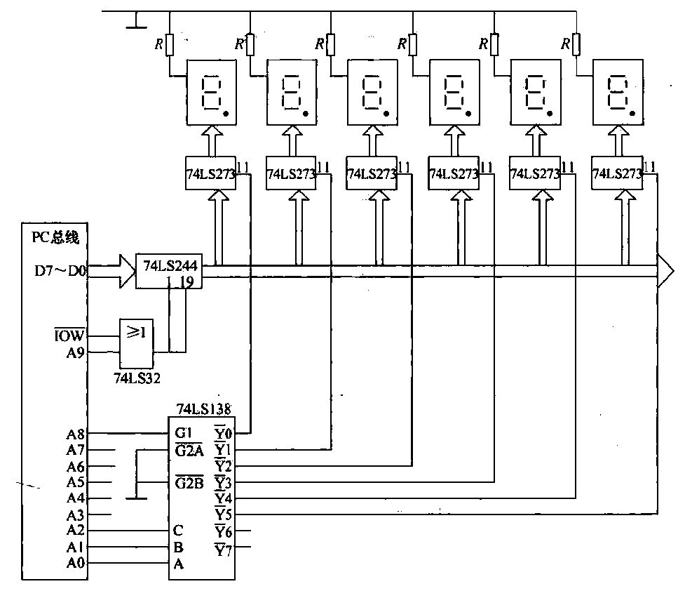 44.6-bit static<strong>display circuit</strong>.gif