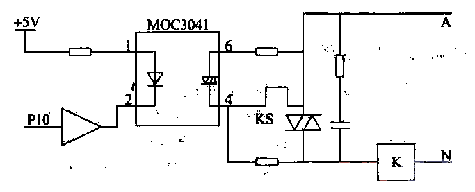 33.<strong>AC contactor</strong><strong>Interface circuit</strong> using <strong>Triac</strong>.gif