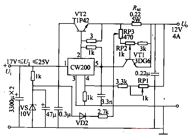 44. Current reduction protection type<strong>voltage stabilization<strong>circuit</strong></strong>.gif