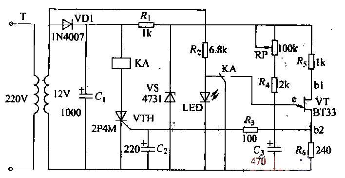 69.JS20<strong>Single-junction transistor</strong><strong>Time relay</strong> circuit.gif