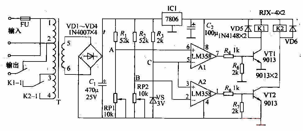 36.<strong>AC voltage regulator</strong><strong>Circuit</strong>.gif