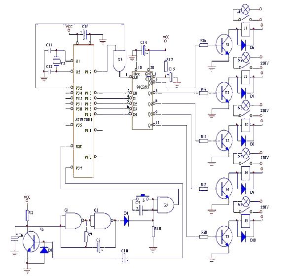 Circuit design of a common household appliance control module