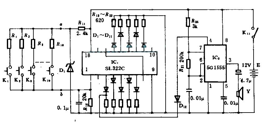 <strong>Ward Call</strong> System<strong>Circuit Diagram</strong>