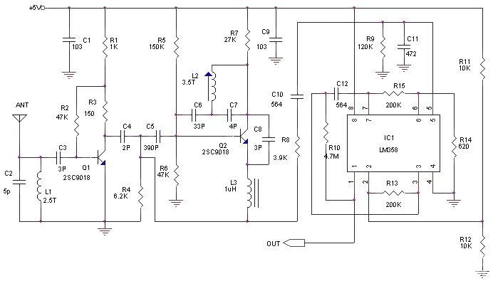 Typical super regenerative<strong>radio</strong>receiver<strong>circuit diagram</strong>