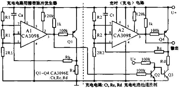 Small<strong>capacitance</strong> long duration timer<strong>Circuit diagram</strong>