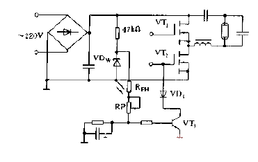 Automatically open and close<strong>Electronic ballast</strong><strong>Circuit diagram</strong>b.gif