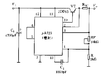 Current expansion<strong>Circuit diagram of μA723</strong>.gif