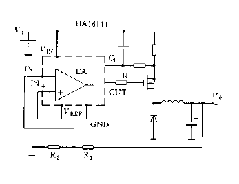 <strong>DC converter</strong><strong>Output voltage</strong> setting method <strong>Output voltage</strong> situation<strong>Circuit diagram</strong>.gif