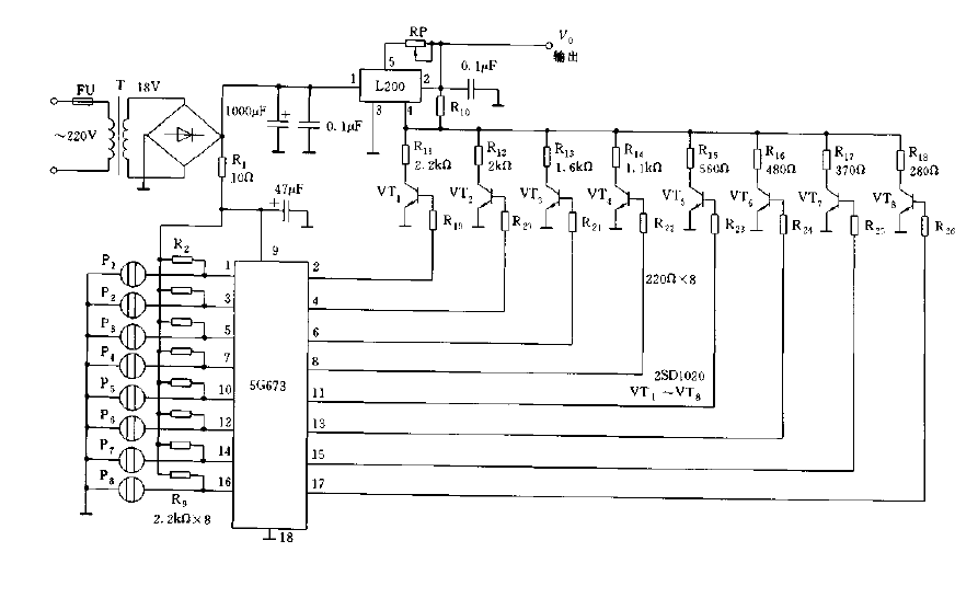 <strong>Touch</strong><strong>Power supply circuit diagram</strong> composed of L200.gif