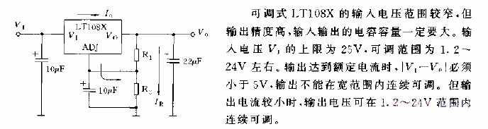 Basic <strong>application circuit diagram</strong> of the adjustable LT108X.gif
