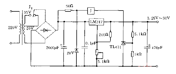 Adaptive<strong>Stabilized power supply circuit</strong>Fig.gif