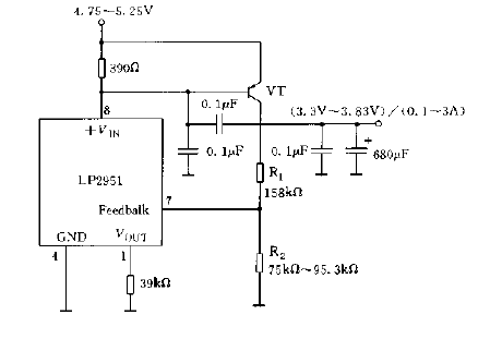 <strong>Power supply circuit diagram</strong> for large <strong>output current</strong>.gif