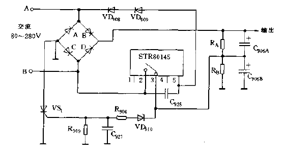 <strong>ST</strong>R80145<strong>Application circuit diagram</strong>a.gif