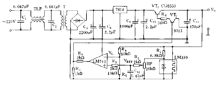 <strong>High Precision</strong><strong>Stabilized Power Supply Circuit</strong>Picture.gif