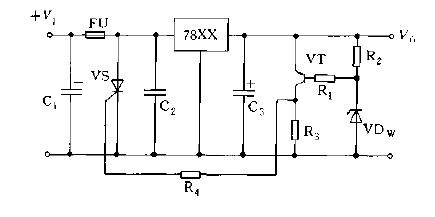 <strong>Overvoltage protection circuit</strong> composed of <strong>fuse</strong> and <strong>thyristor</strong> Figure.gif