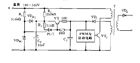 Practical soft start circuit diagram in switching power supply b