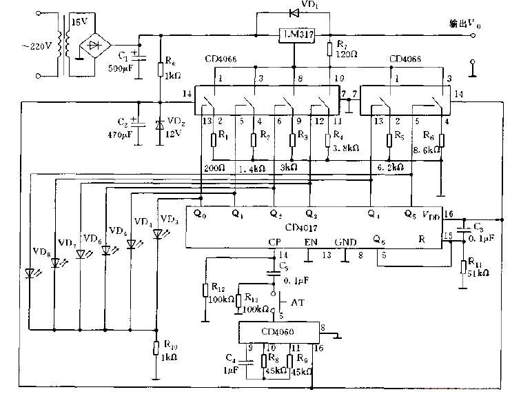 <strong>Low voltage</strong> Initial adjustable DC <strong>Stabilized power supply circuit</strong> Figure.gif