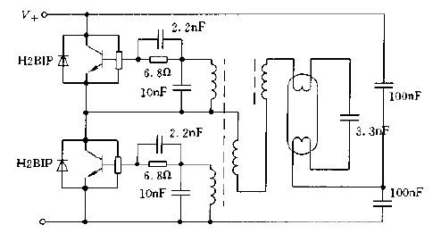 H2B<strong>IP</strong>Applied to 40W<strong>Fluorescent Lamp</strong><strong>Electronic Ballast</strong><strong>Circuit Diagram</strong>.gif