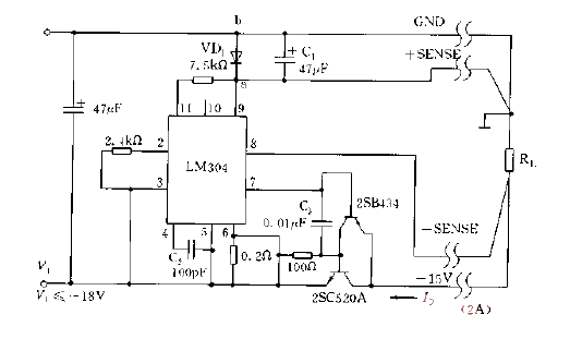 <strong>Remote control</strong><strong>Power supply circuit diagram</strong> composed of <strong>LM</strong>304.gif