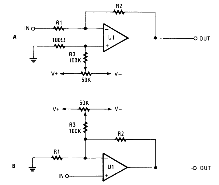 Operational amplifier zero drift circuit