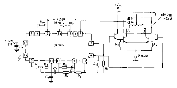 5. Use UC3634 to<strong>control</strong> single-phase<strong>brushless DC motor</strong>.gif