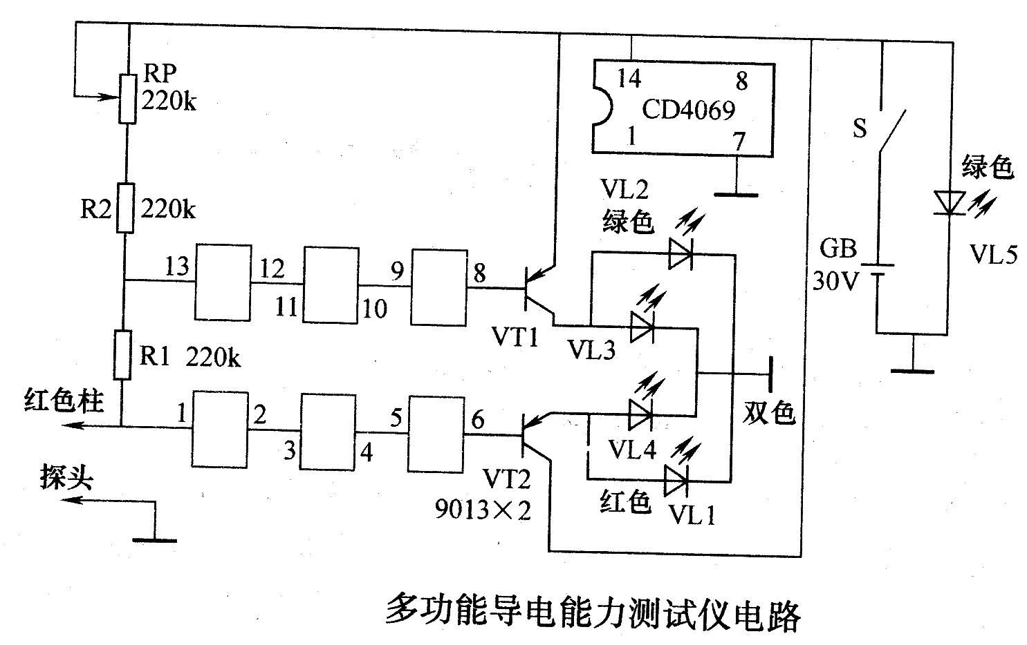 Multifunctional conductivity<strong>Tester</strong><strong>Circuits</strong>