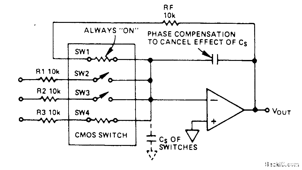 Op Amp and Analog Switching Rohn Compensator