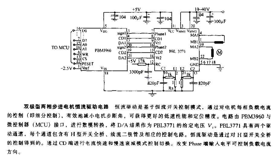 Bipolar two-phase<strong>Stepper motor</strong><strong>Constant current drive circuit</strong>.gif