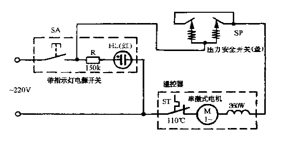 Heyuan JP-36A multifunctional food processing<strong>machine circuit diagram</strong>.gif