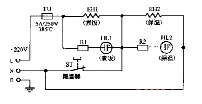 Honghua CFXB series thermal insulation automatic<strong>rice cooker</strong><strong>Circuit diagram</strong>.gif