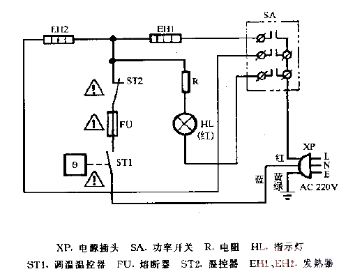 Yuhua N<strong>SD</strong>2-15, N<strong>SD</strong>2-20 balanced<strong>electric heater</strong><strong>circuit diagram</strong>.gif