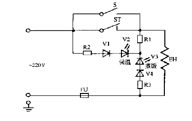 Lebao, Regal CFXB50-1PF Xishi<strong>Rice Cooker</strong><strong>Circuit Diagram</strong>.gif