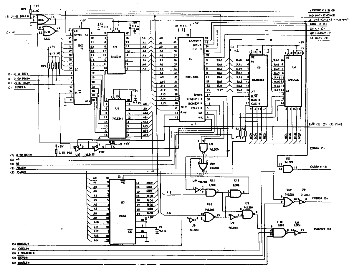 Chinese Learning Machine<strong>System Board</strong><strong>Circuit Diagram</strong>Circuit 05.gif