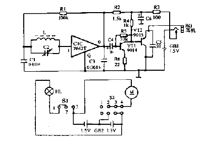 SXL-A multifunctional travel electric fan circuit diagram