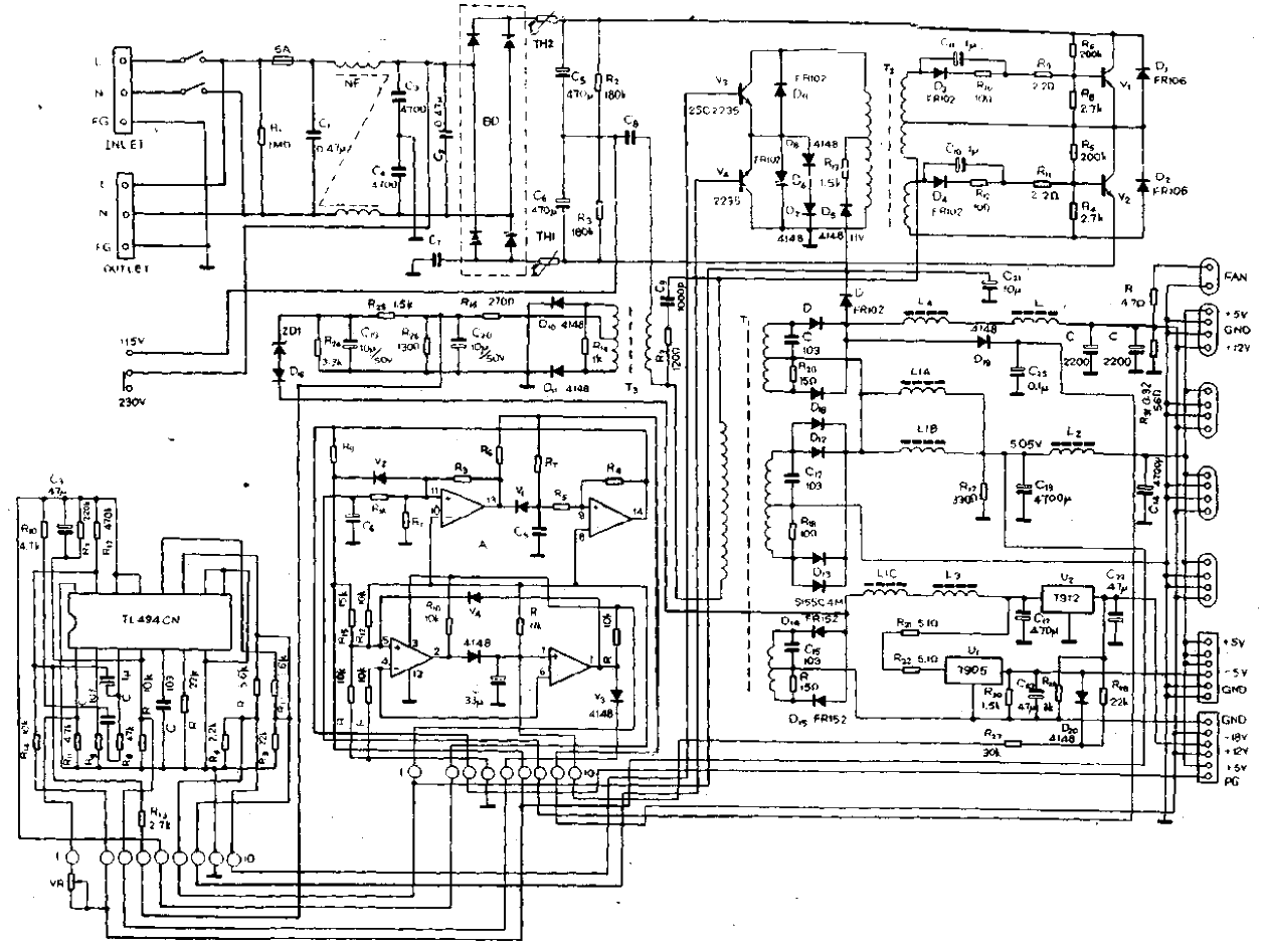 GW-<strong>PS</strong>200-SV-200W<strong>Power supply circuit diagram</strong>.gif