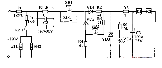 Xigui DXR-60 high temperature<strong>electronic</strong><strong>disinfection cabinet circuit diagram</strong>.gif